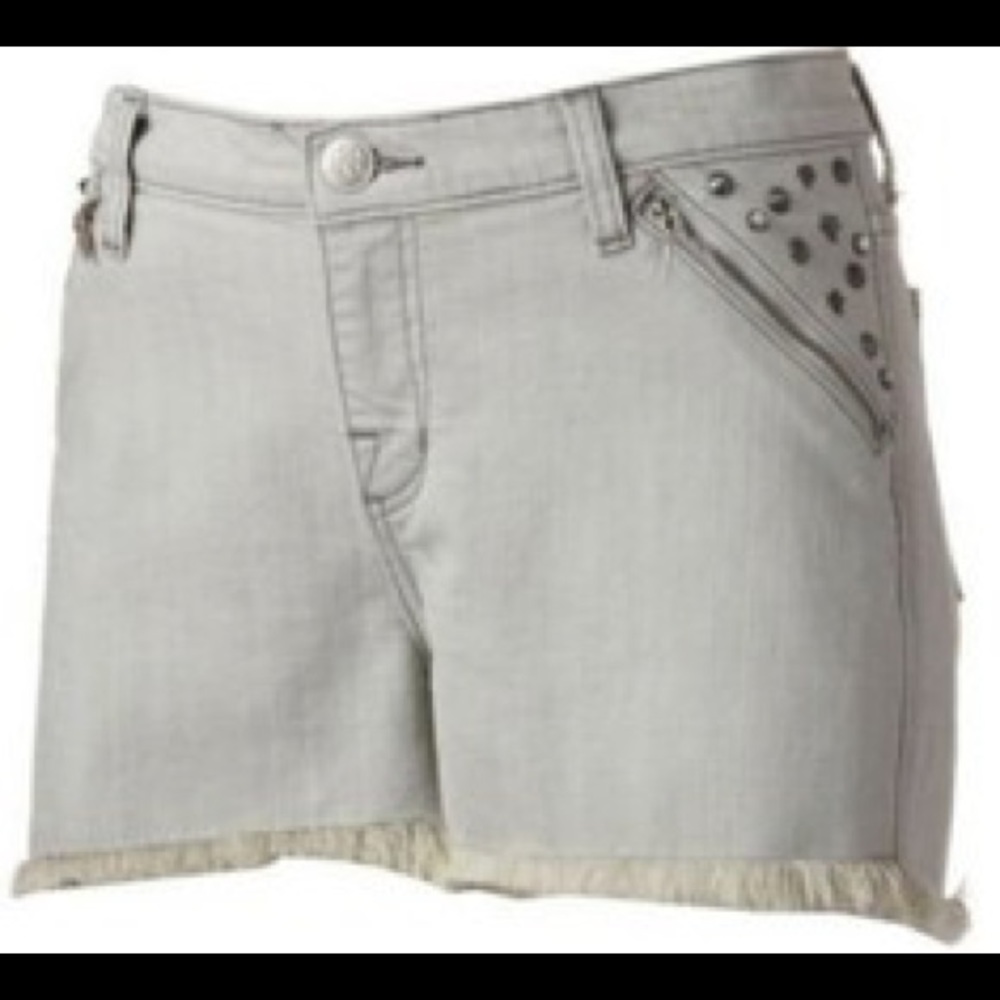 ROCK & REPUBLIC cut off pixie denim shorts